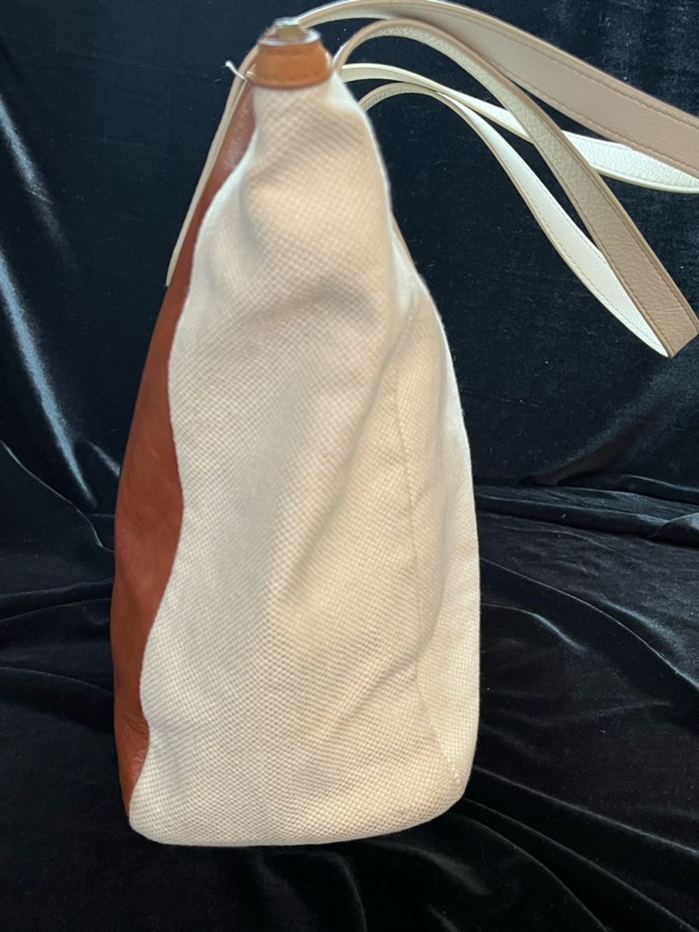 Fossil Sydney Litehide Leather Patchwork Tote - image 5